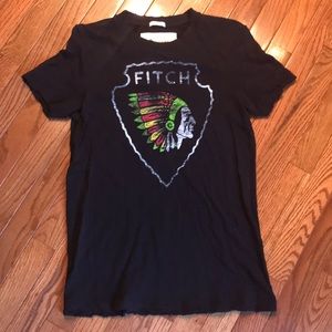 Abercrombie and Fitch black muscle tee
